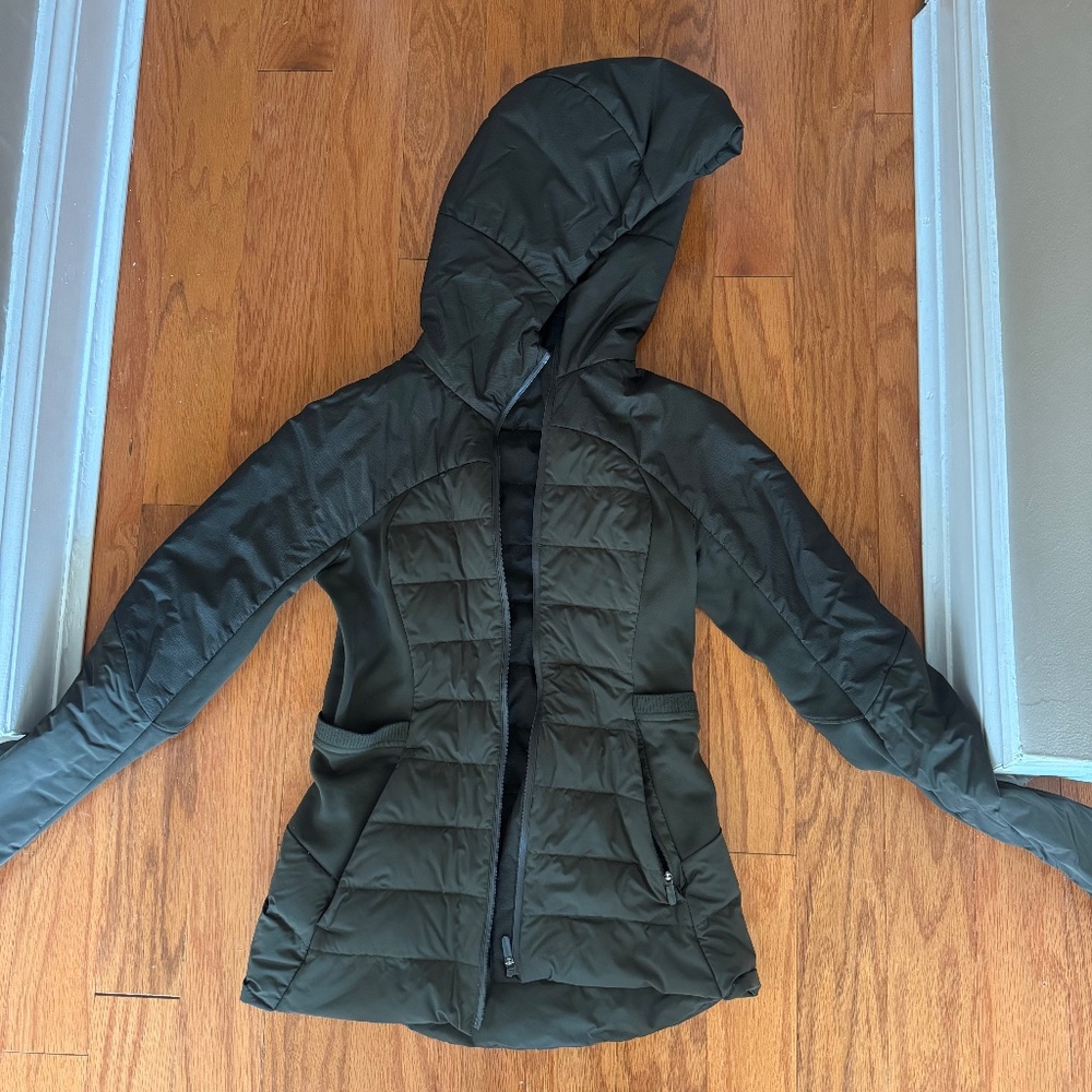 Down for it all Lulu running jacket